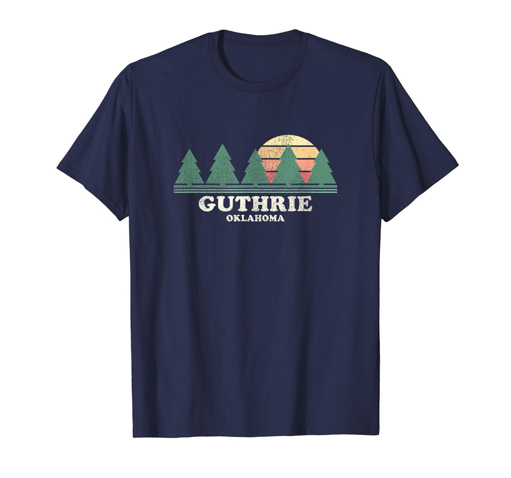 Guthrie Ok Throwback 70S T-Shirt - Fun Novelty Design for Adults - T-Shirt, Sweatshirt, Hoodie