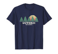Guthrie Ok Throwback 70S T-Shirt - Fun Novelty Design for Adults - T-Shirt, Sweatshirt, Hoodie