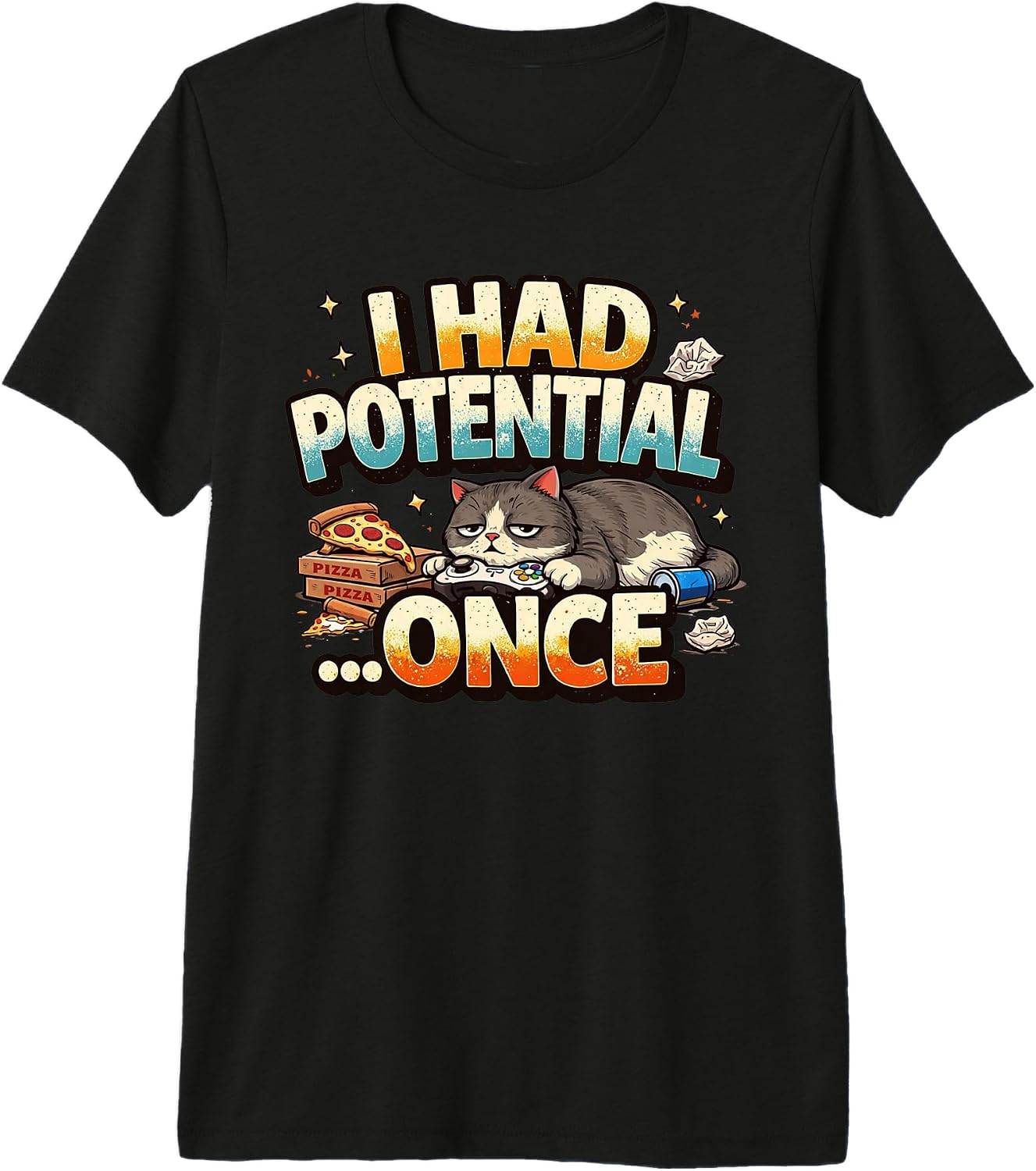 I Had Potential - Adult & Kids T-Shirts, Sweatshirts & Hoodies apparel design preview 1