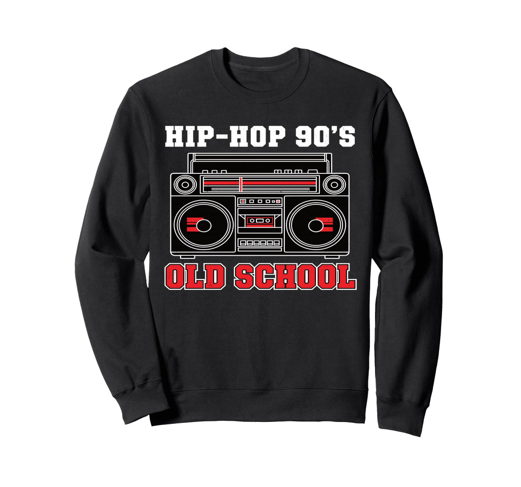 Hip Hop 90S Old School Vinyl Sweatshirt - Aesthetic Graphic Men Women - T-Shirt, Sweatshirt, Hoodie