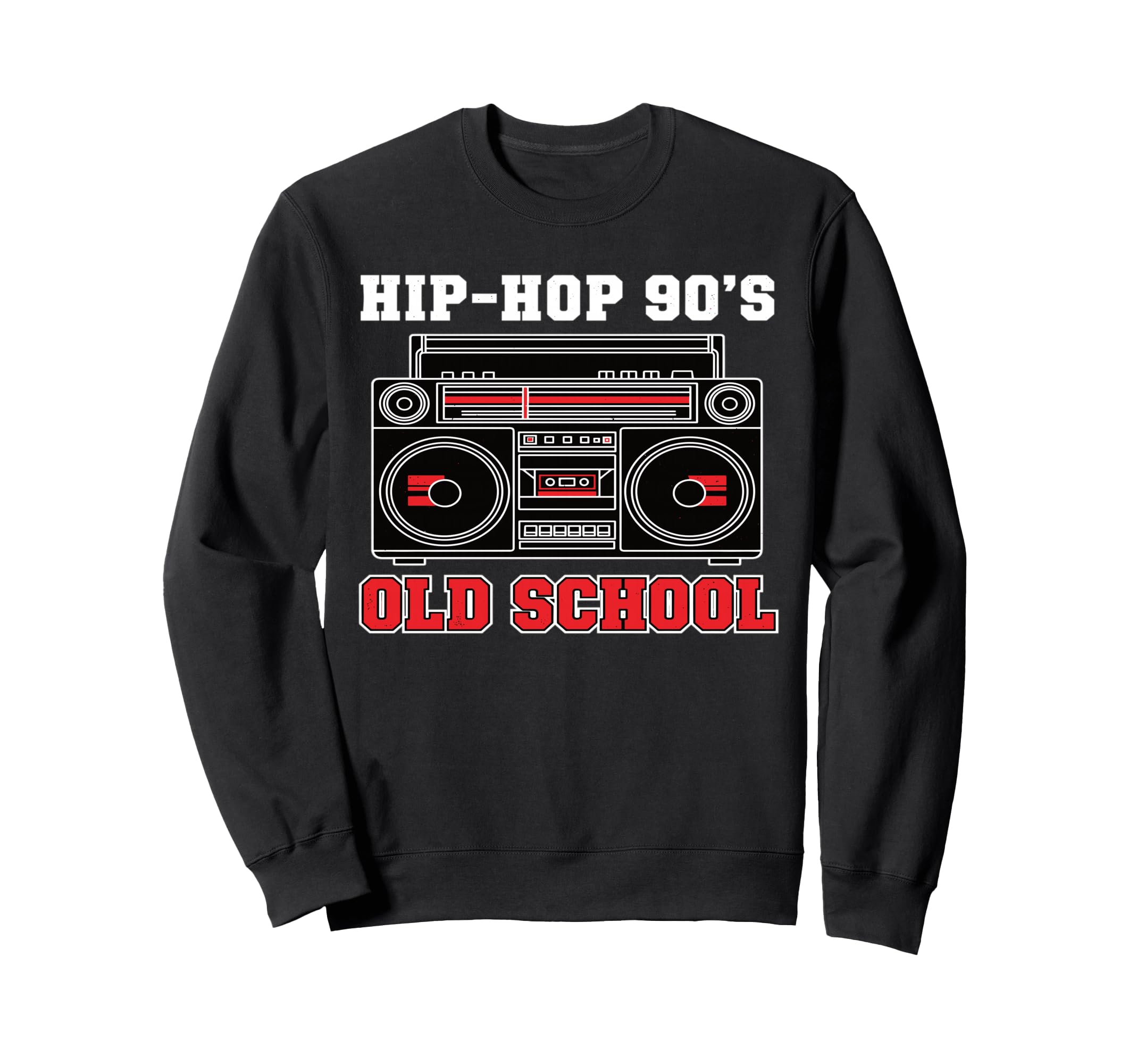 Hip Hop 90S Old School Vinyl Sweatshirt - Aesthetic Graphic Men Women - T-Shirt, Sweatshirt, Hoodie