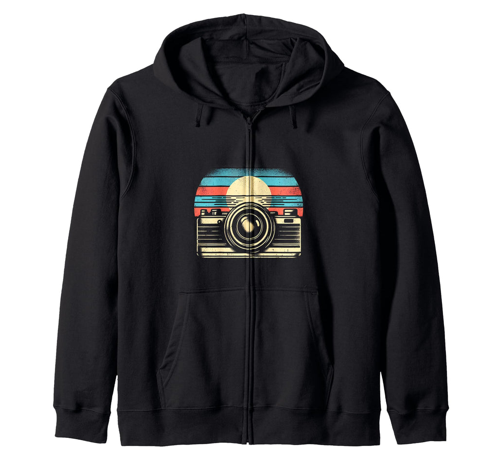 Camera Sunset Sweatshirt - Casual Everyday Wear Unisex - T-Shirt, Sweatshirt, Hoodie