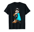 Bernedoodle I Love Dad Tattoo Dog Dad T-Shirt - Custom Art Print Men Women - T-Shirt, Sweatshirt, Hoodie