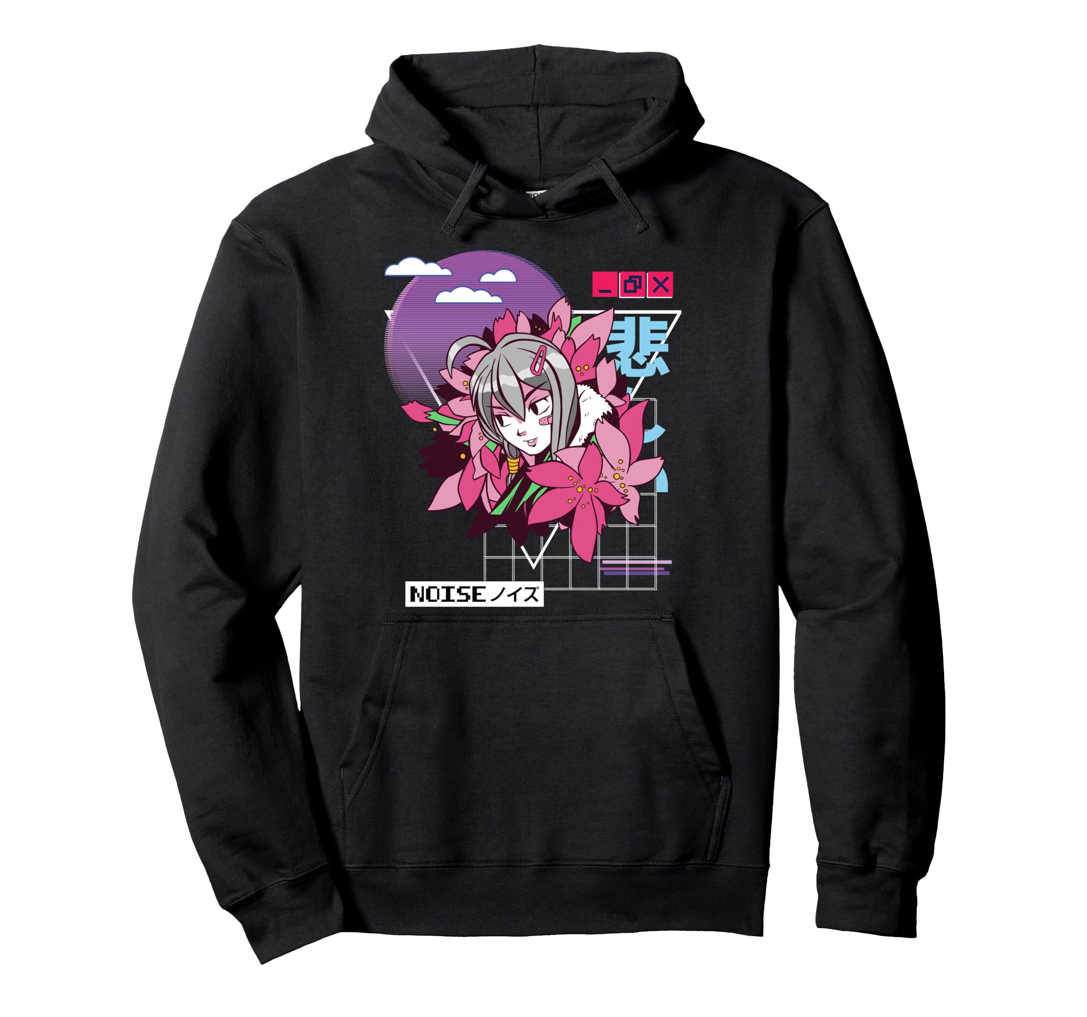 Vaporwave Kawaii Aesthetic Japanese Korean Hoodie - Graphic Print Unisex - T-Shirt, Sweatshirt, Hoodie