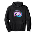 Made 1980 Y2K 80S 46Th Birthday Hoodie - Graphic Print Unisex - T-Shirt, Sweatshirt, Hoodie
