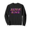 Hippie Soul Purple Tie Dye Free Sweatshirt - Minimalist Print Men Women - T-Shirt, Sweatshirt, Hoodie