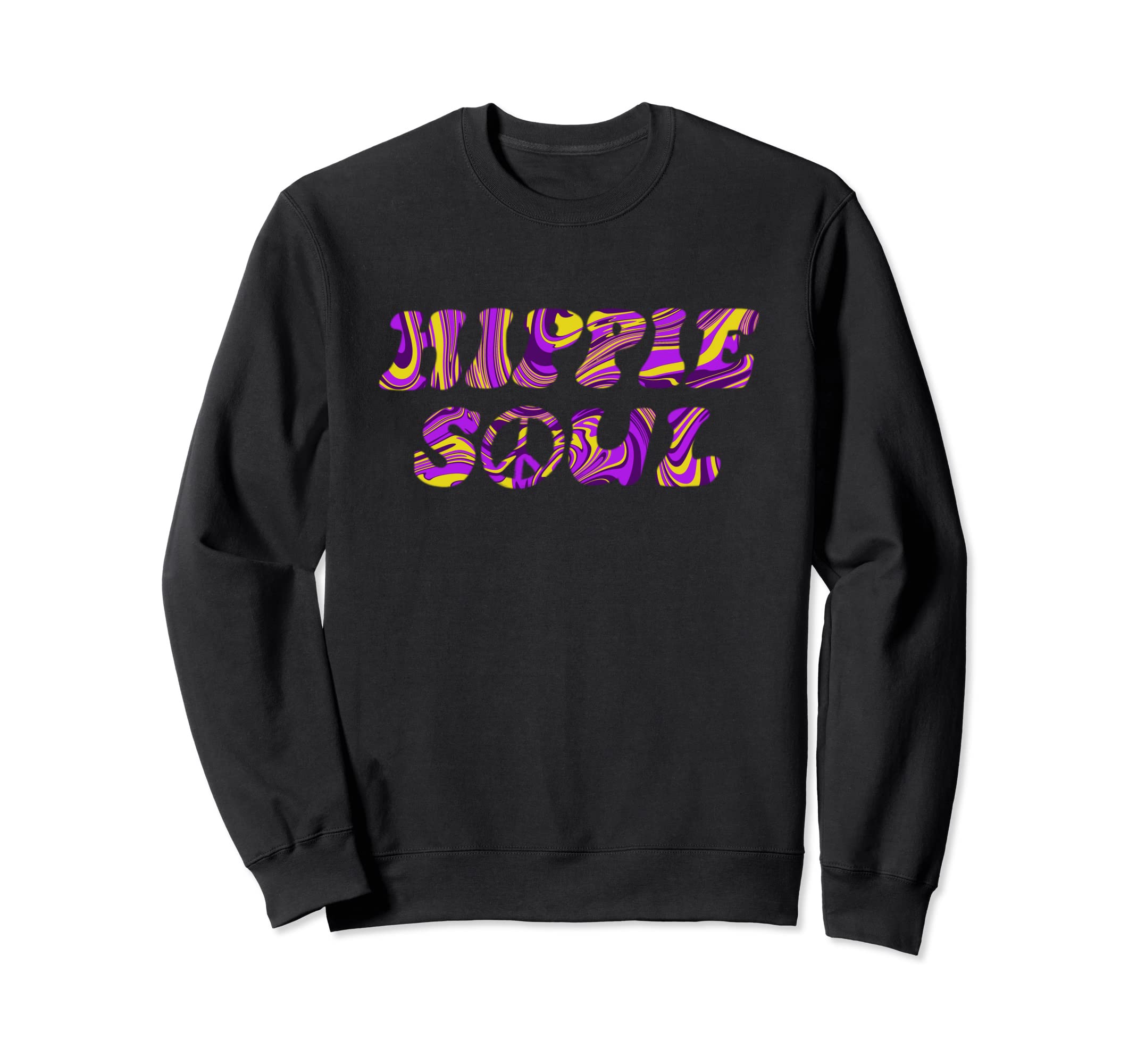 Hippie Soul Purple Tie Dye Free Sweatshirt - Minimalist Print Men Women - T-Shirt, Sweatshirt, Hoodie