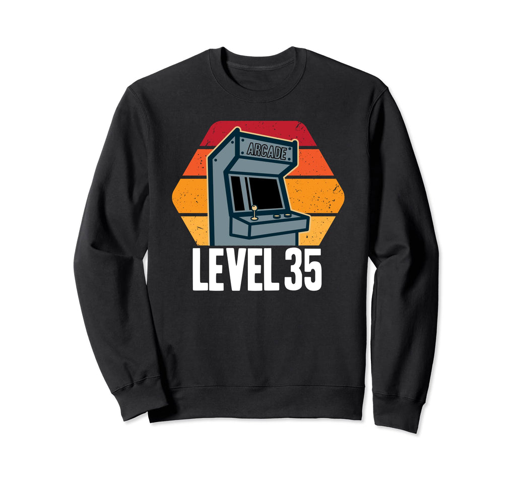 35Th Birthday 35 Years Old Video Sweatshirt - Novelty Apparel for Adults - T-Shirt, Sweatshirt, Hoodie