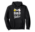 Fathers Day Dad Ballers Baseball Hoodie - Minimalist Print Men Women - T-Shirt, Sweatshirt, Hoodie
