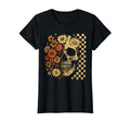 Floral Skull Grunge Aesthetic T-Shirt - Streetwear Style Unisex - T-Shirt, Sweatshirt, Hoodie