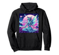 Synthwave Retrowave Vaporwave Outrun Hoodie - Graphic Print Men Women - T-Shirt, Sweatshirt, Hoodie