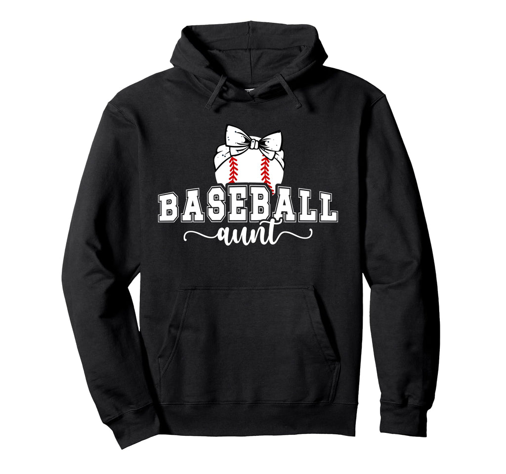 Baseball Aunt Proud Aunt Baseball Player Hoodie - Novelty Apparel Unisex - T-Shirt, Sweatshirt, Hoodie