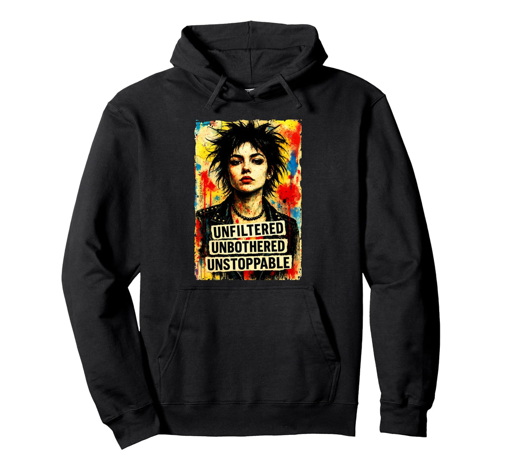 Punk 90S Grunge Urban Street Art Hoodie - Casual Everyday Wear for Adults - T-Shirt, Sweatshirt, Hoodie