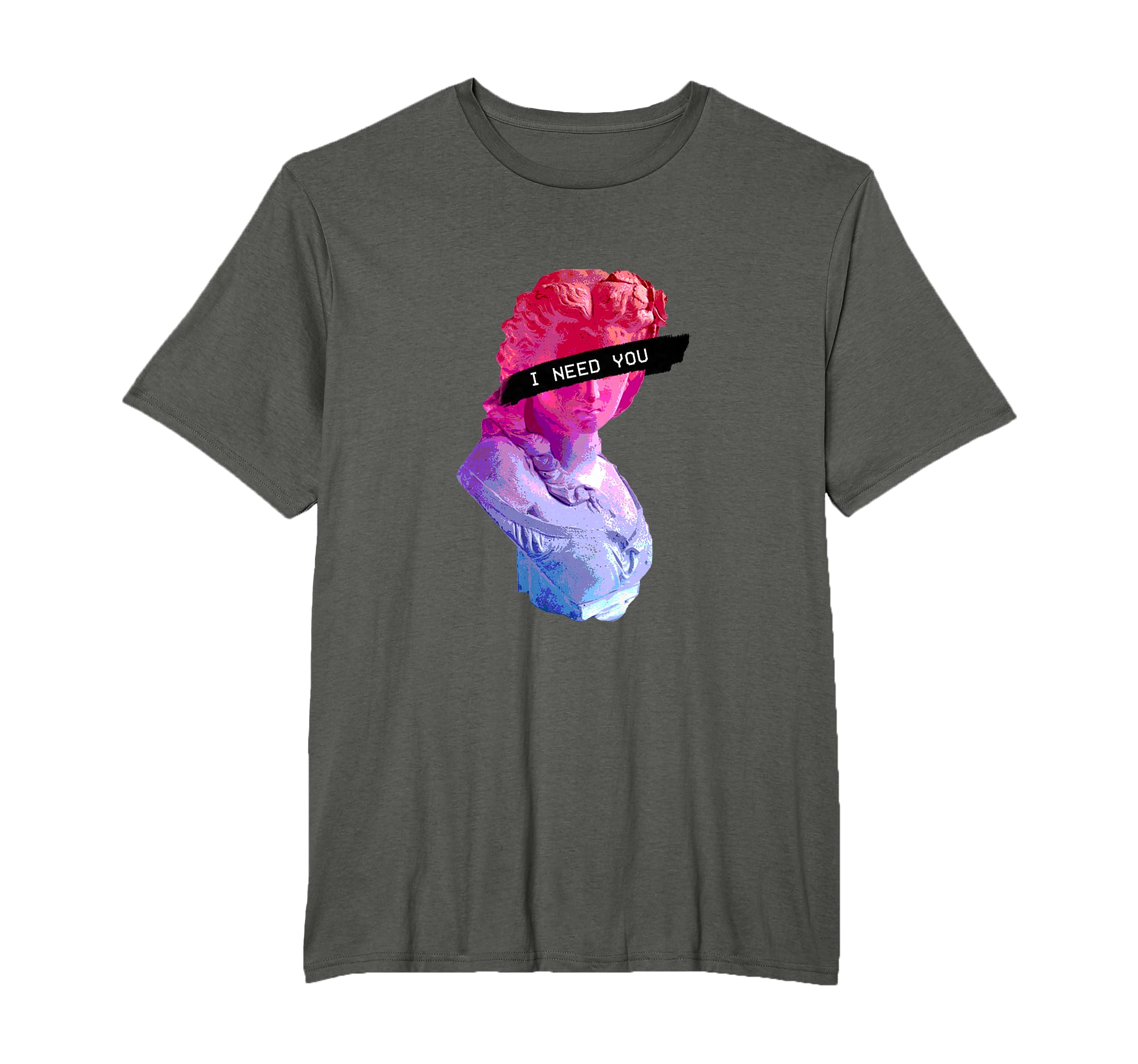 Vaporwave Marble Statue Aesthetic T-Shirt - Streetwear Style Men Women - T-Shirt, Sweatshirt, Hoodie