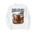 Highland Cow 70S 90S Highland Sweatshirt - Casual Everyday Wear Men Women - T-Shirt, Sweatshirt, Hoodie