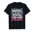 Raised Old School Hip Hop Cassette T-Shirt - Custom Art Print Unisex - T-Shirt, Sweatshirt, Hoodie