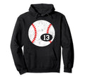 Baseball Sport 13 Jersey Number Hoodie - Streetwear Style Men Women - T-Shirt, Sweatshirt, Hoodie