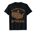 National Parks Map Hiking Travel T-Shirt - Casual Everyday Wear Unisex - T-Shirt, Sweatshirt, Hoodie