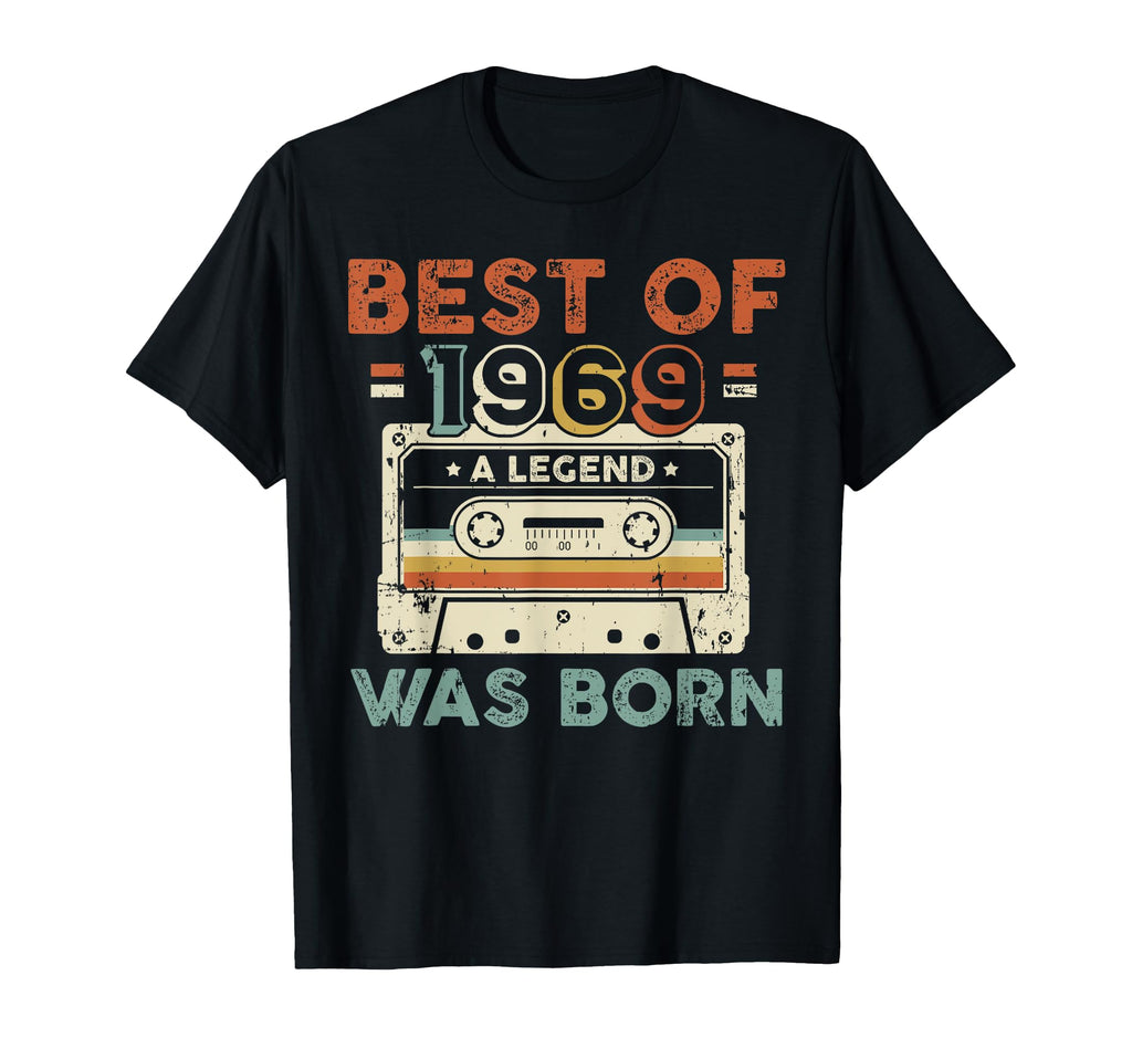 Best 1969 52Nd Birthday Cassette Tape T-Shirt - Streetwear Style Unisex - T-Shirt, Sweatshirt, Hoodie