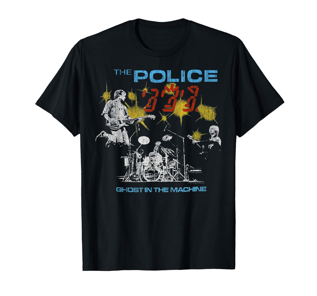Police Rock Music Band Ghost Machine T-Shirt - Unique Graphic Men Women - T-Shirt, Sweatshirt, Hoodie
