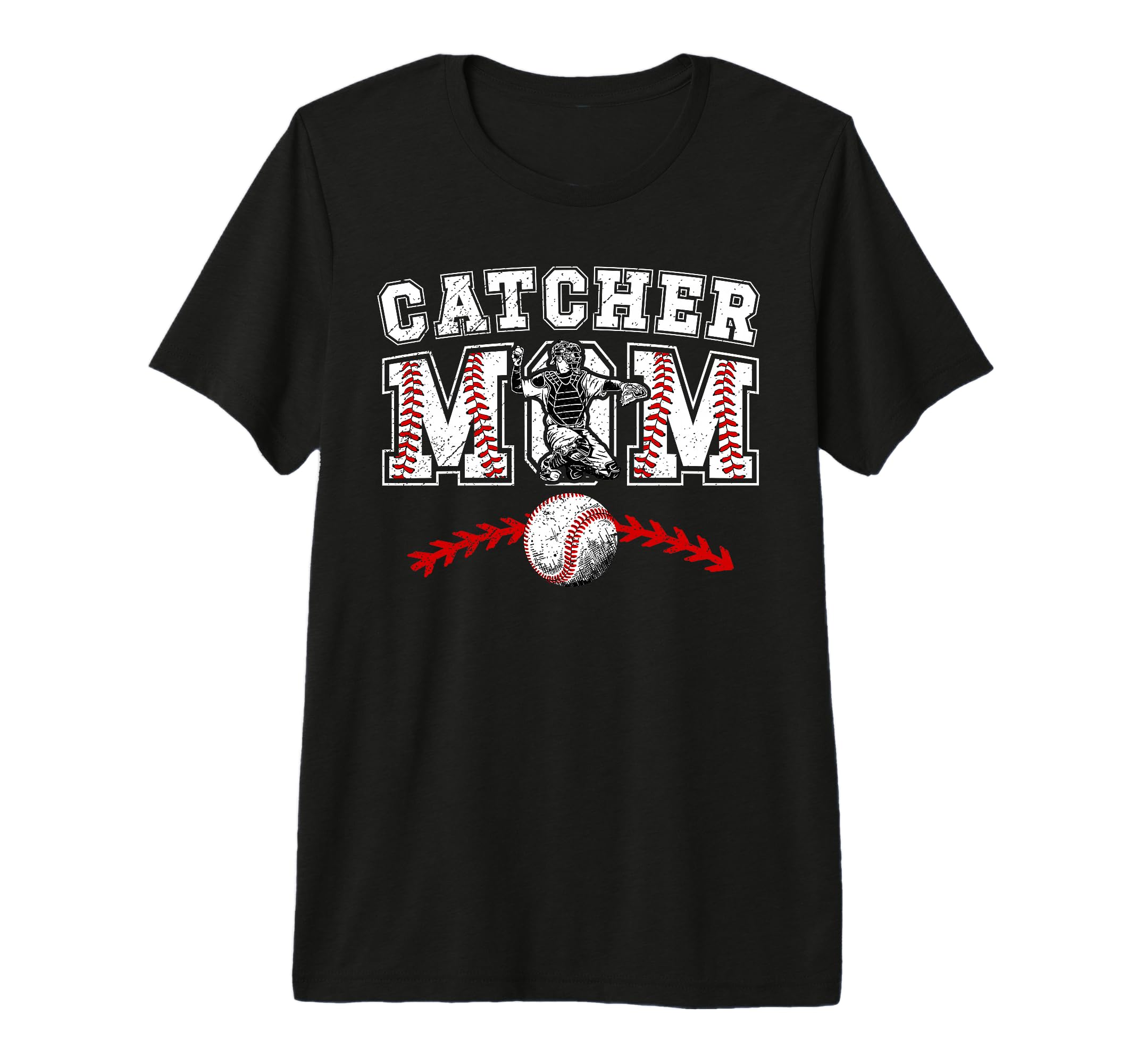Baseball Catcher Mom Baseball T-Shirt - Casual Everyday Wear for Adults - T-Shirt, Sweatshirt, Hoodie