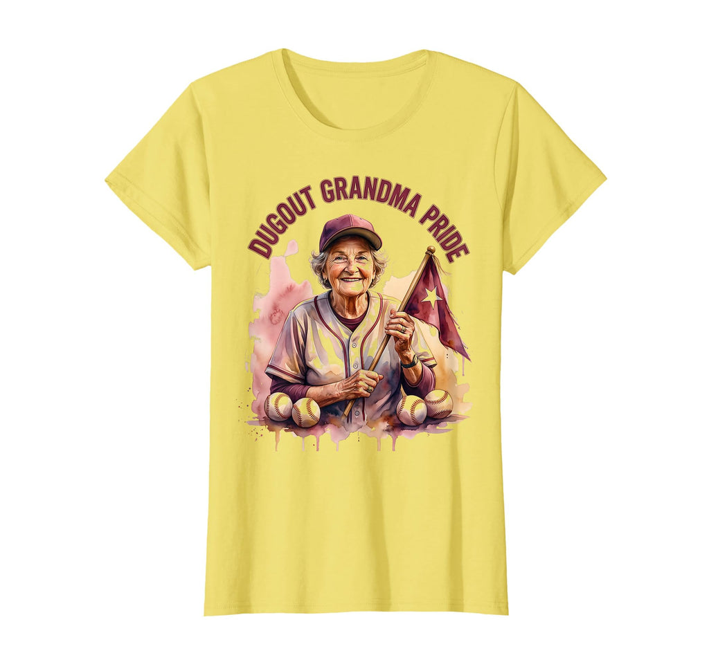 Dugout Grandma Pride Baseball Grandma T-Shirt - Fun Novelty Design Unisex - T-Shirt, Sweatshirt, Hoodie