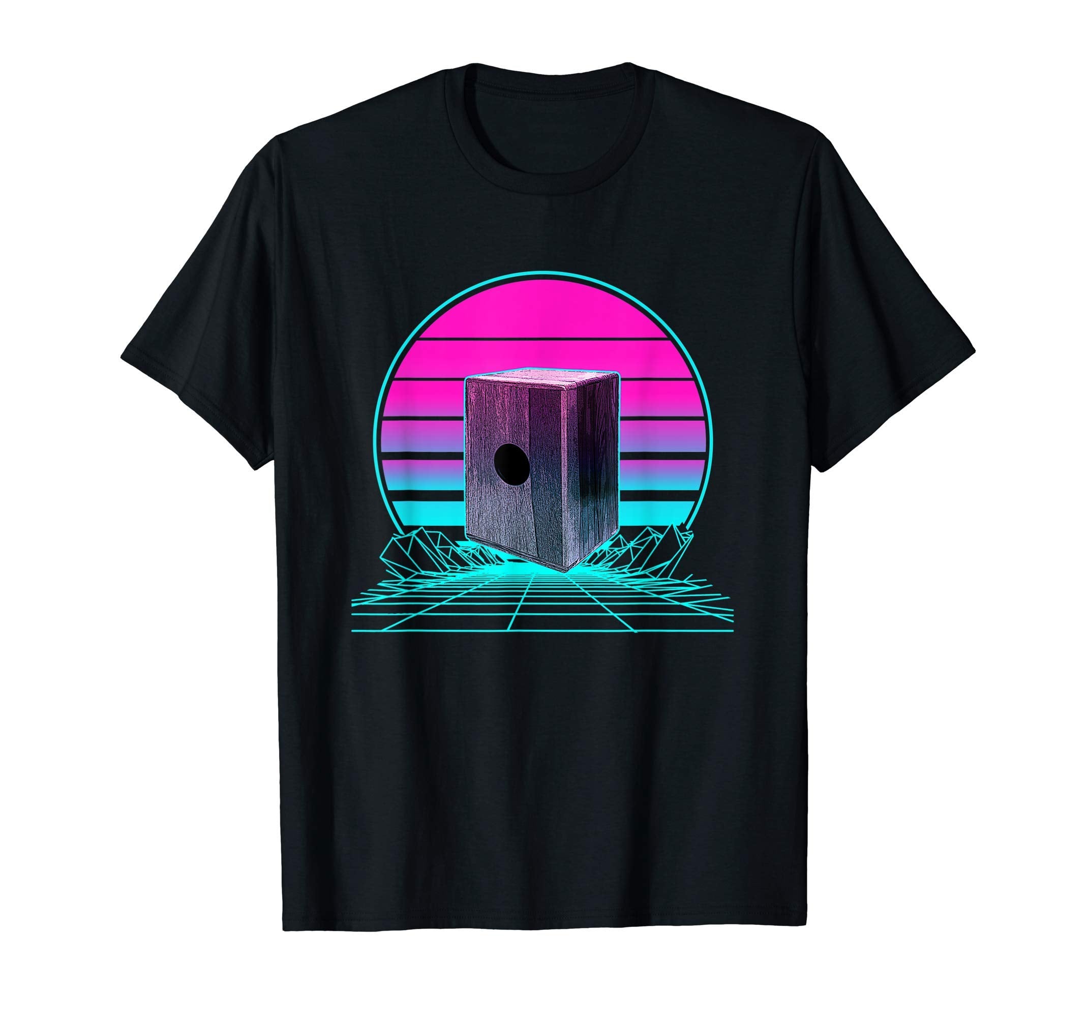 Sunset Peruvian Cajon T-Shirt - Custom Art Print Unisex - T-Shirt, Sweatshirt, Hoodie