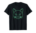 Glitch Cat Face Y2K Cyber Aesthetic T-Shirt - Trendy Graphic Unisex - T-Shirt, Sweatshirt, Hoodie