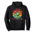 Sorry I Cant Hear You Im Cubing Hoodie - Fun Novelty Design for Adults - T-Shirt, Sweatshirt, Hoodie