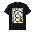 Boho White Daisy Floral Summer Art T-Shirt - Custom Art Print Men Women - T-Shirt, Sweatshirt, Hoodie
