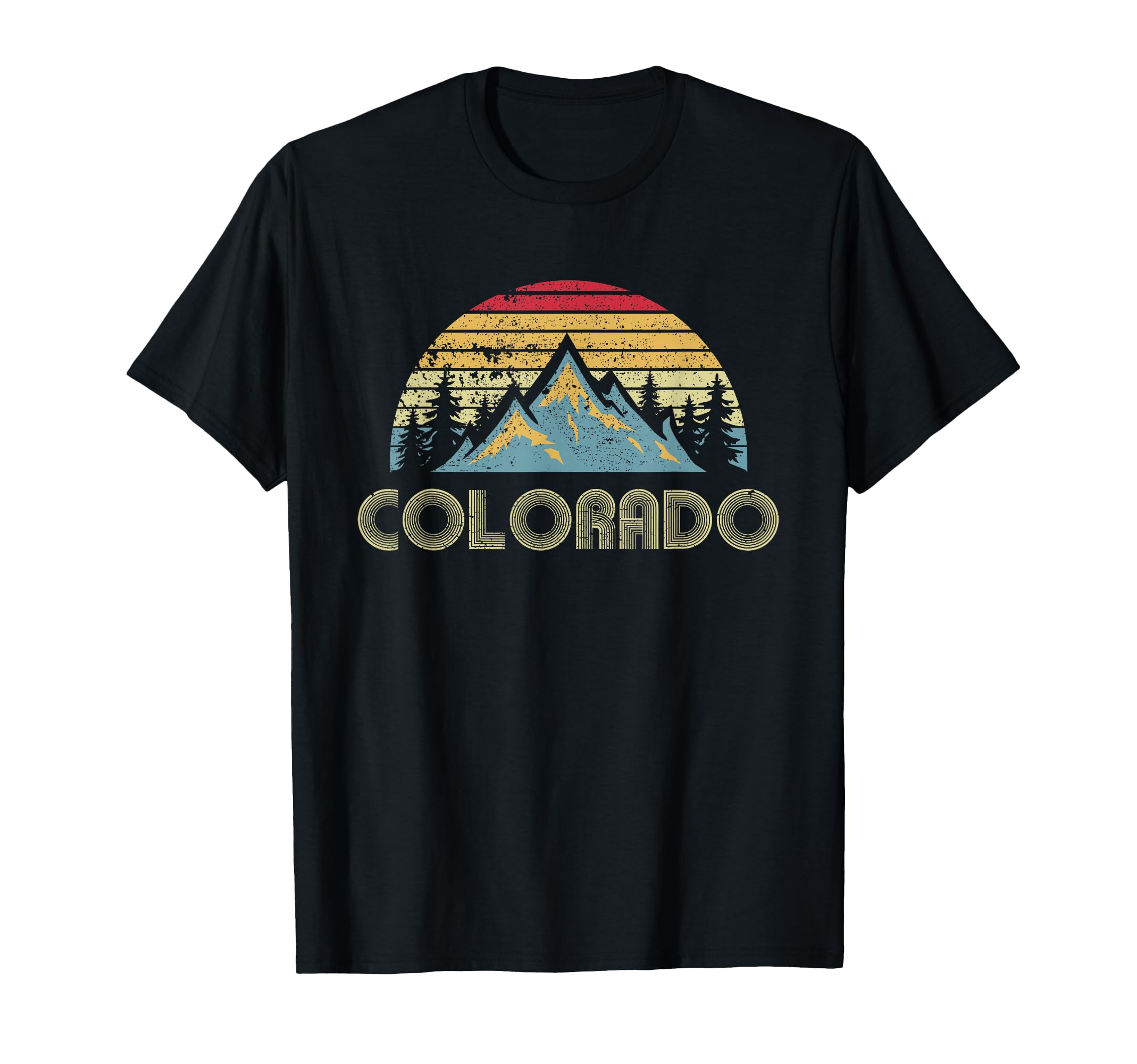 Colorado Mountains Nature Hiking T-Shirt - Novelty Apparel Unisex - T-Shirt, Sweatshirt, Hoodie