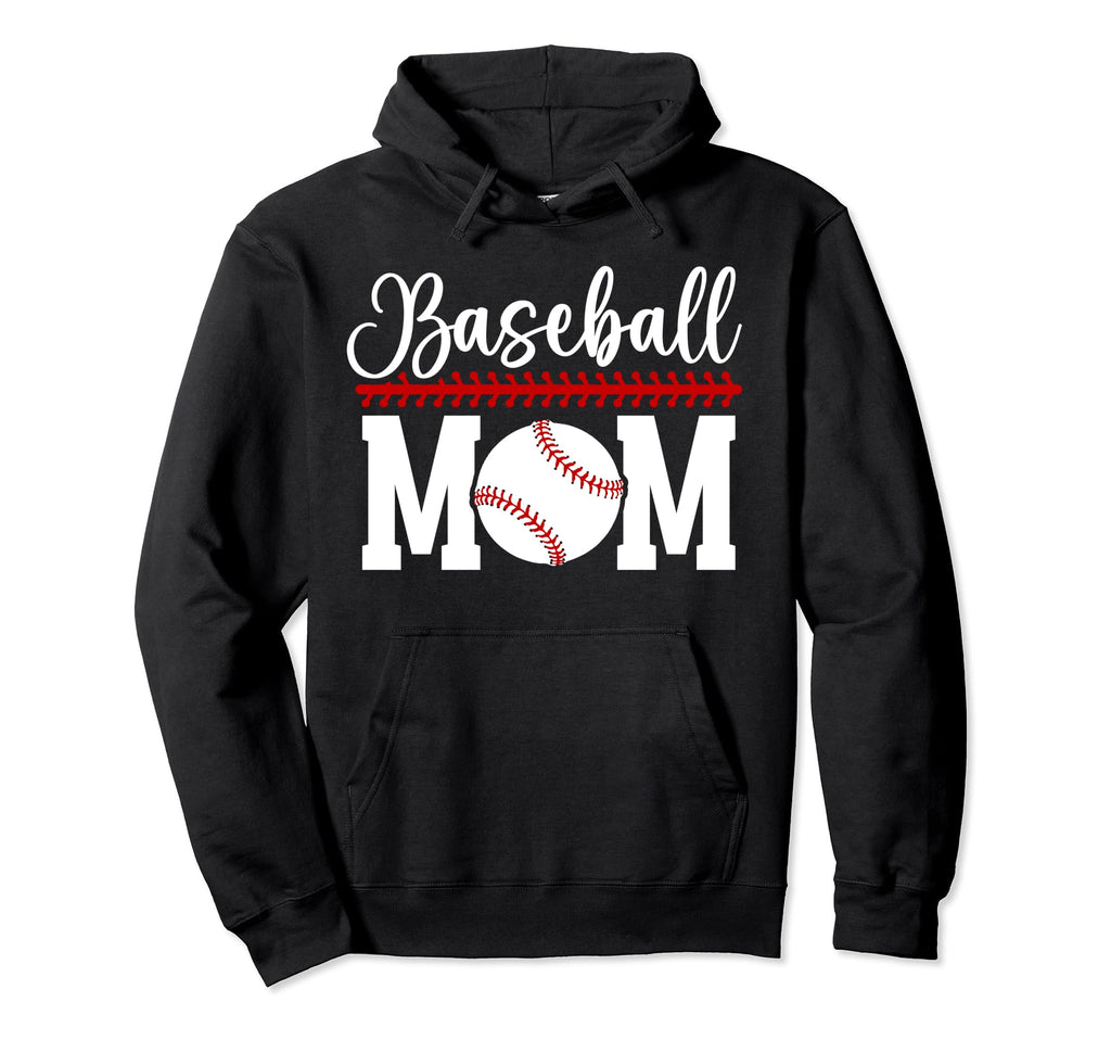 Baseball Mom Baseball Player Mom Baseball Hoodie - Unique Graphic Unisex - T-Shirt, Sweatshirt, Hoodie