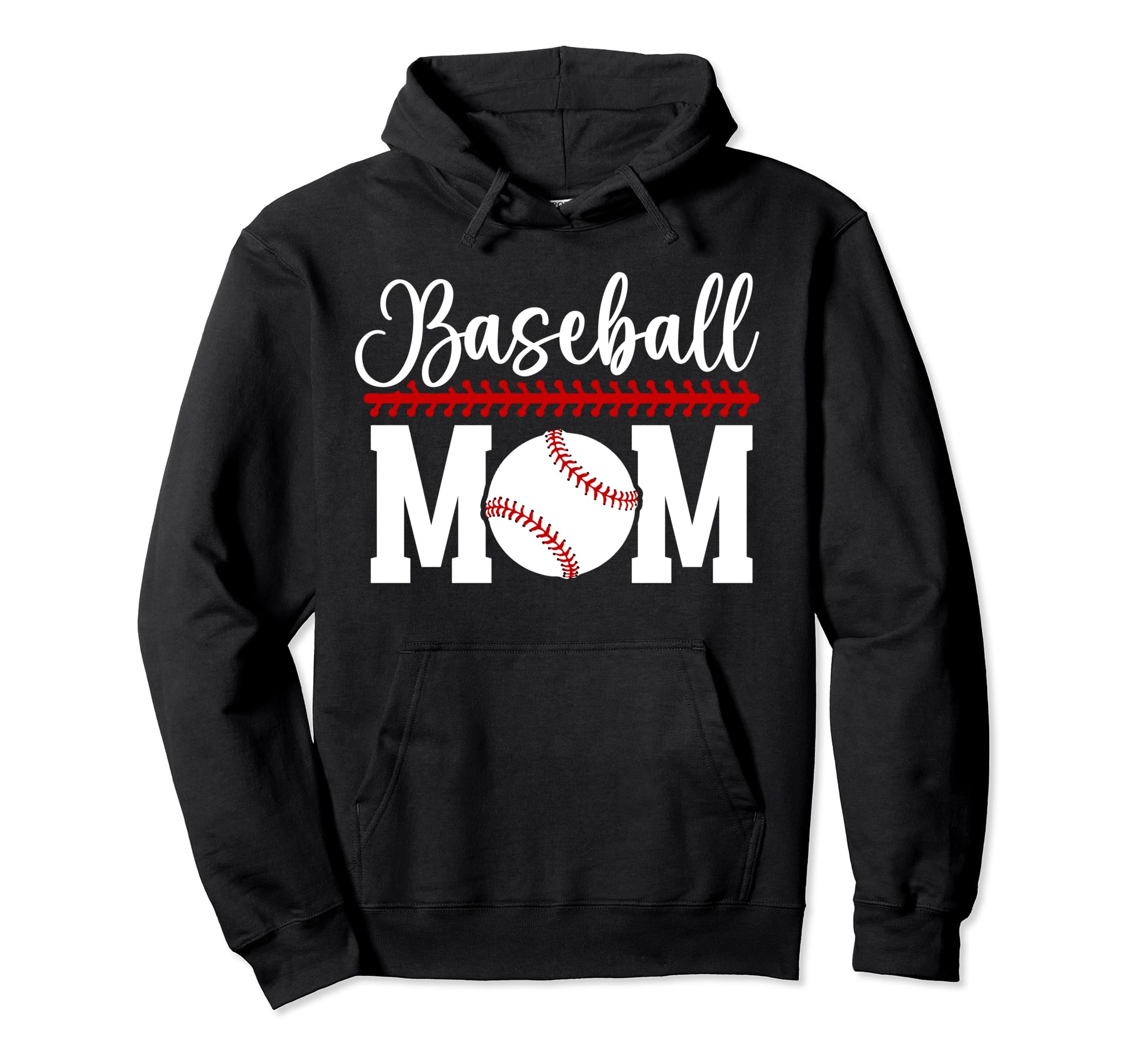 Baseball Mom Baseball Player Mom Baseball Hoodie - Unique Graphic Unisex - T-Shirt, Sweatshirt, Hoodie