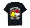 Busy Raising Ballers Softball And T-Shirt - Trendy Graphic Men Women - T-Shirt, Sweatshirt, Hoodie