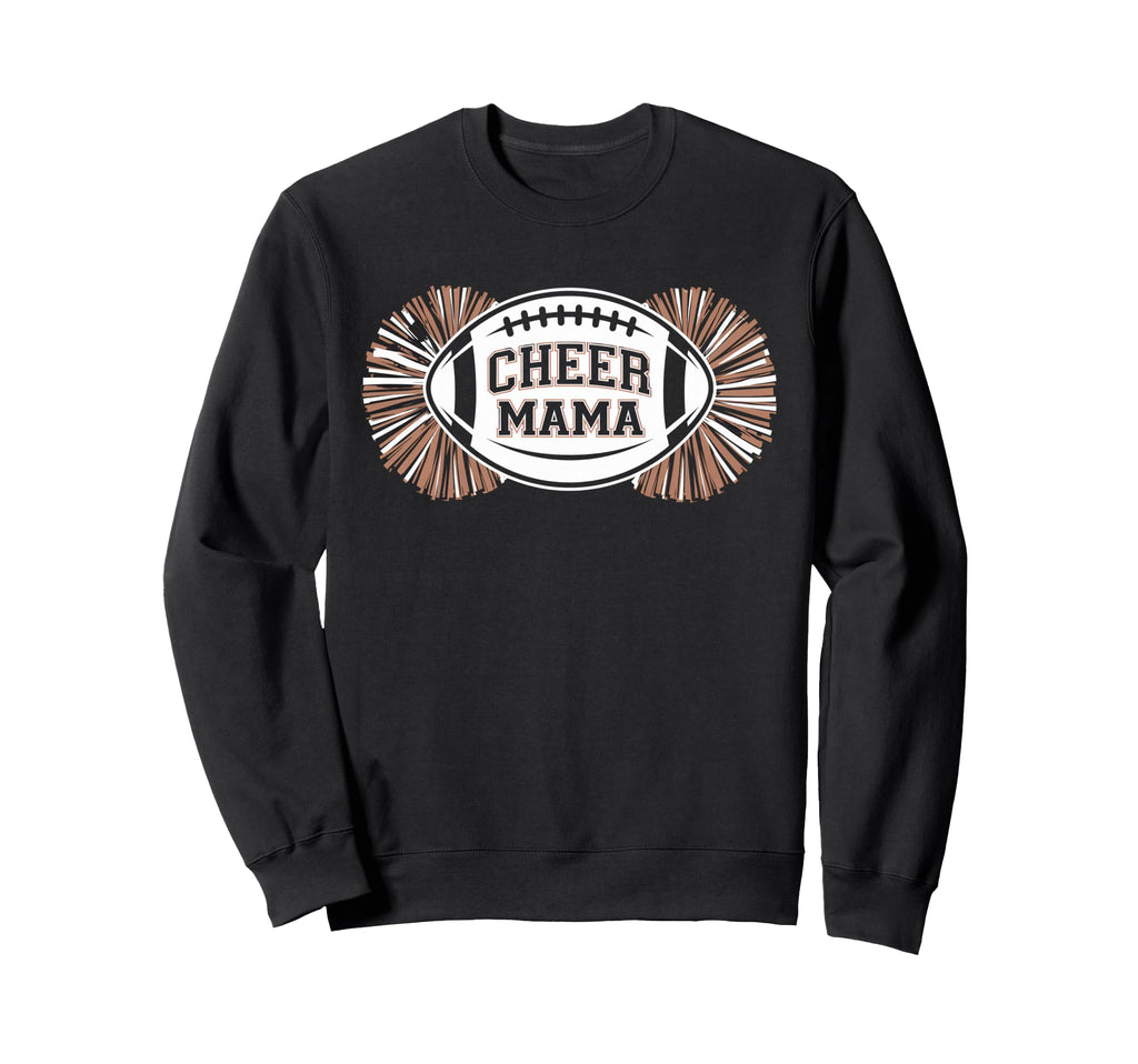 Cheer Mom Mother Bow Cheerleader Sweatshirt - Custom Art Print Men Women - T-Shirt, Sweatshirt, Hoodie
