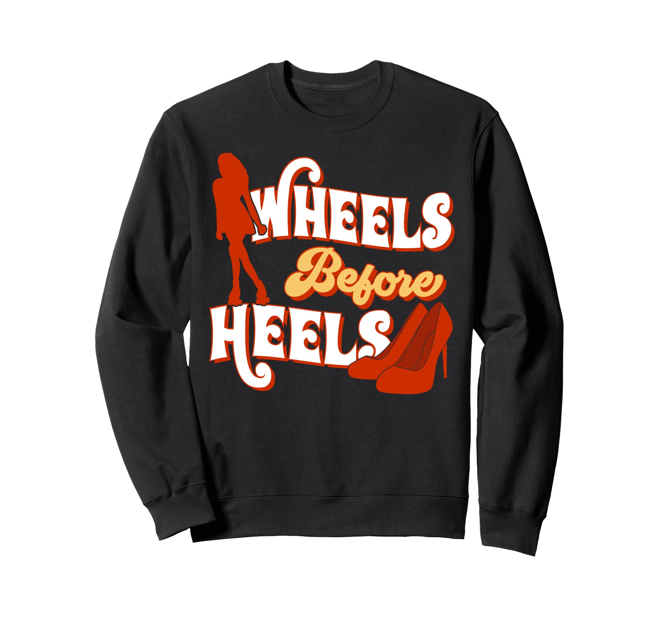 Roller Skating Skate 1970S Wheels Sweatshirt - Aesthetic Graphic Men Women - T-Shirt, Sweatshirt, Hoodie