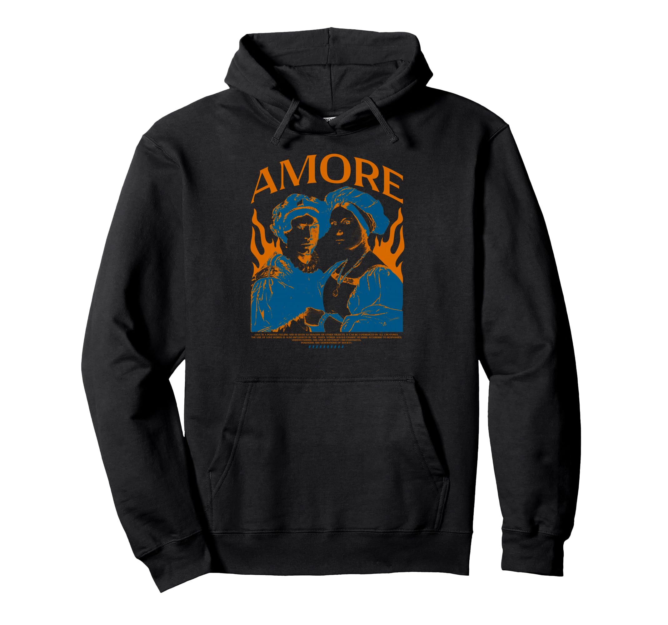 Y2K Amore Bold Urban Graffiti Aesthetic Hoodie - Graphic Print Unisex - T-Shirt, Sweatshirt, Hoodie