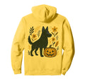 Black German Shepherd Halloween Pumpkin Hoodie - Streetwear Style Unisex - T-Shirt, Sweatshirt, Hoodie