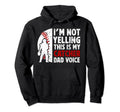 Baseball Catcher Dad Voice Dad Hoodie - Novelty Apparel for Adults - T-Shirt, Sweatshirt, Hoodie