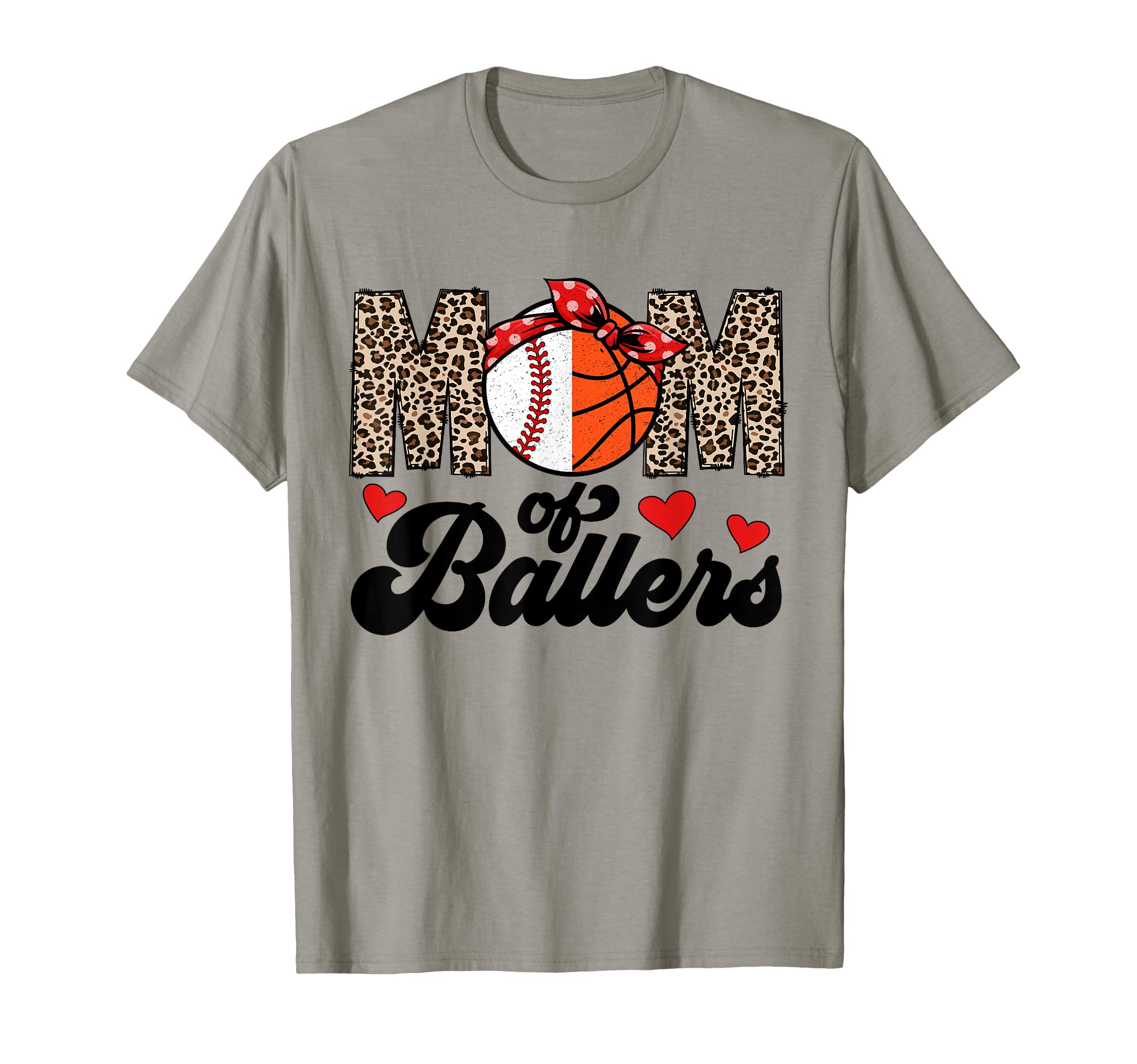 Mom Ballers Basketball Baseball Mom T-Shirt - Custom Art Print Men Women - T-Shirt, Sweatshirt, Hoodie