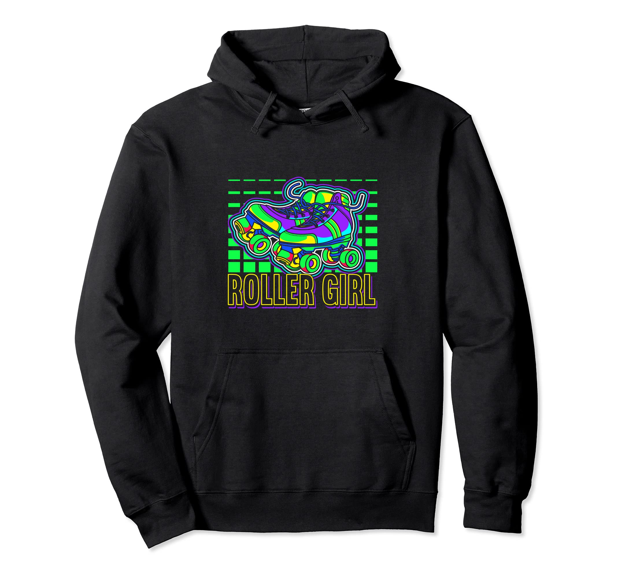 Roller 70S 80S Skates Roller Hoodie - Casual Everyday Wear for Adults - T-Shirt, Sweatshirt, Hoodie