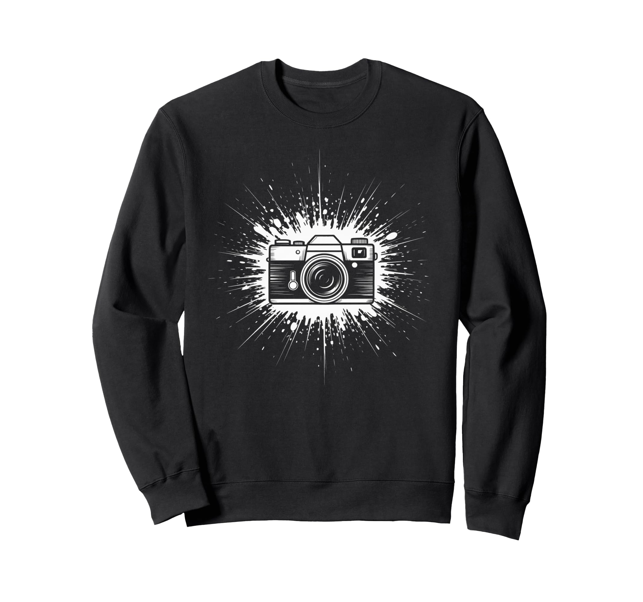 Camera Photo Photography Flash Lens Sweatshirt - Fun Novelty Design Unisex - T-Shirt, Sweatshirt, Hoodie