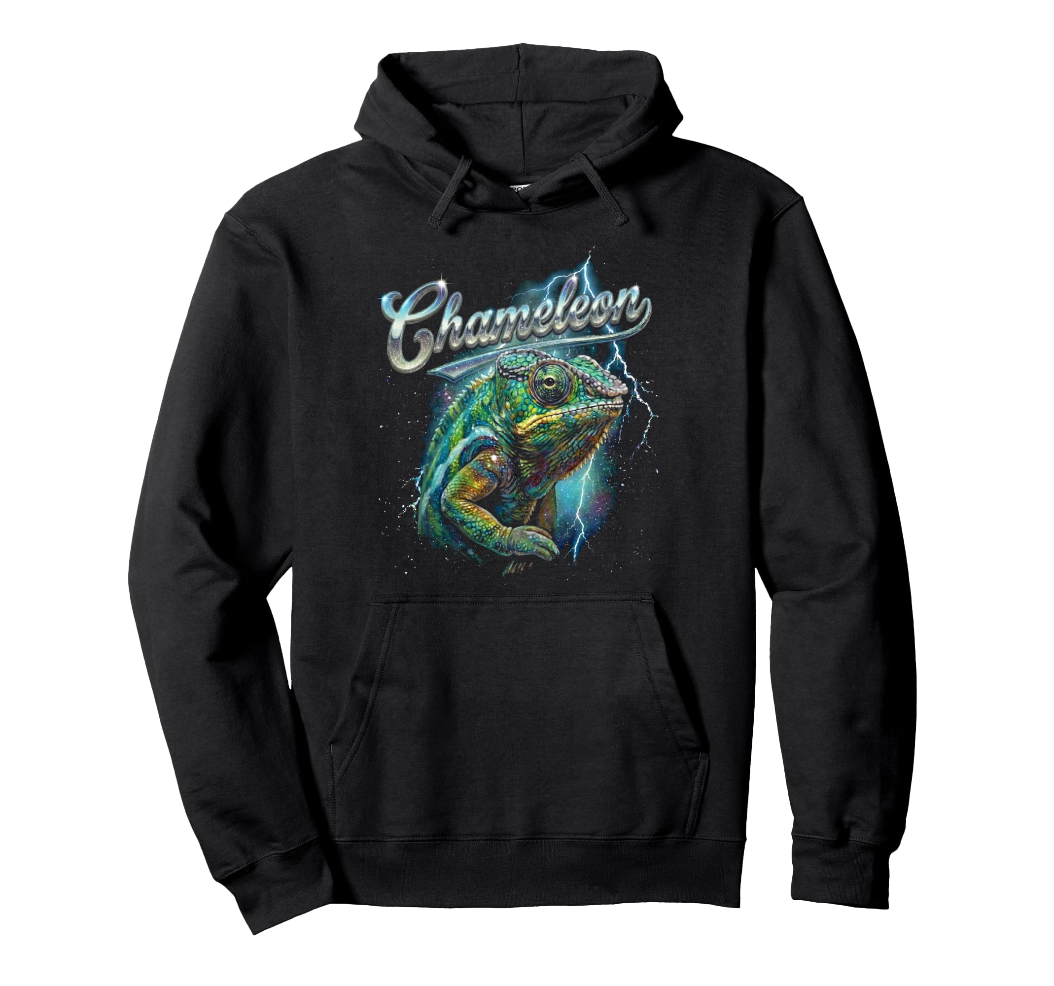 Chameleon 90S Funny Chameleon 80S Hoodie - Novelty Apparel Unisex - T-Shirt, Sweatshirt, Hoodie