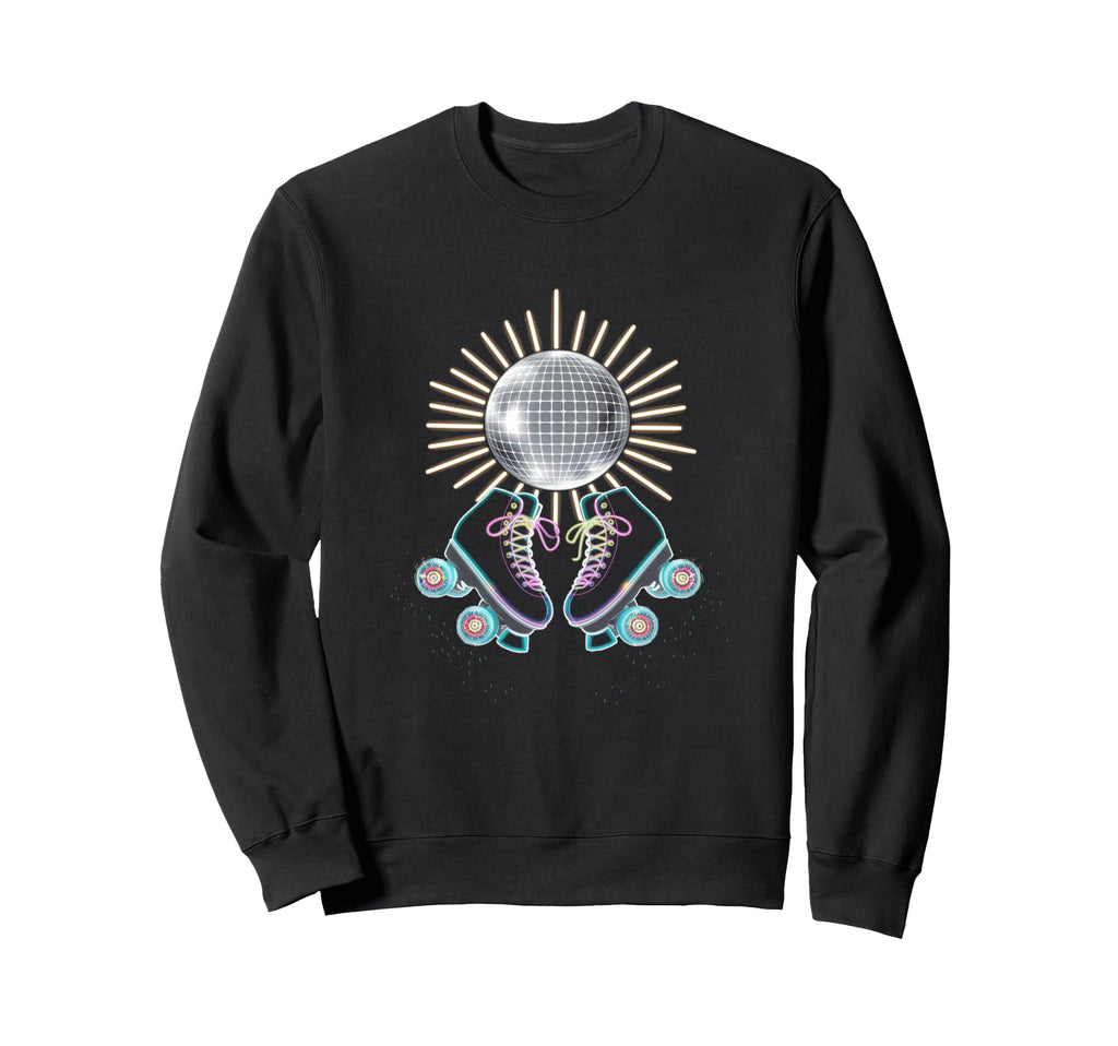 Rollerskates Funny 80S Roller Sweatshirt - Casual Everyday Wear Unisex - T-Shirt, Sweatshirt, Hoodie