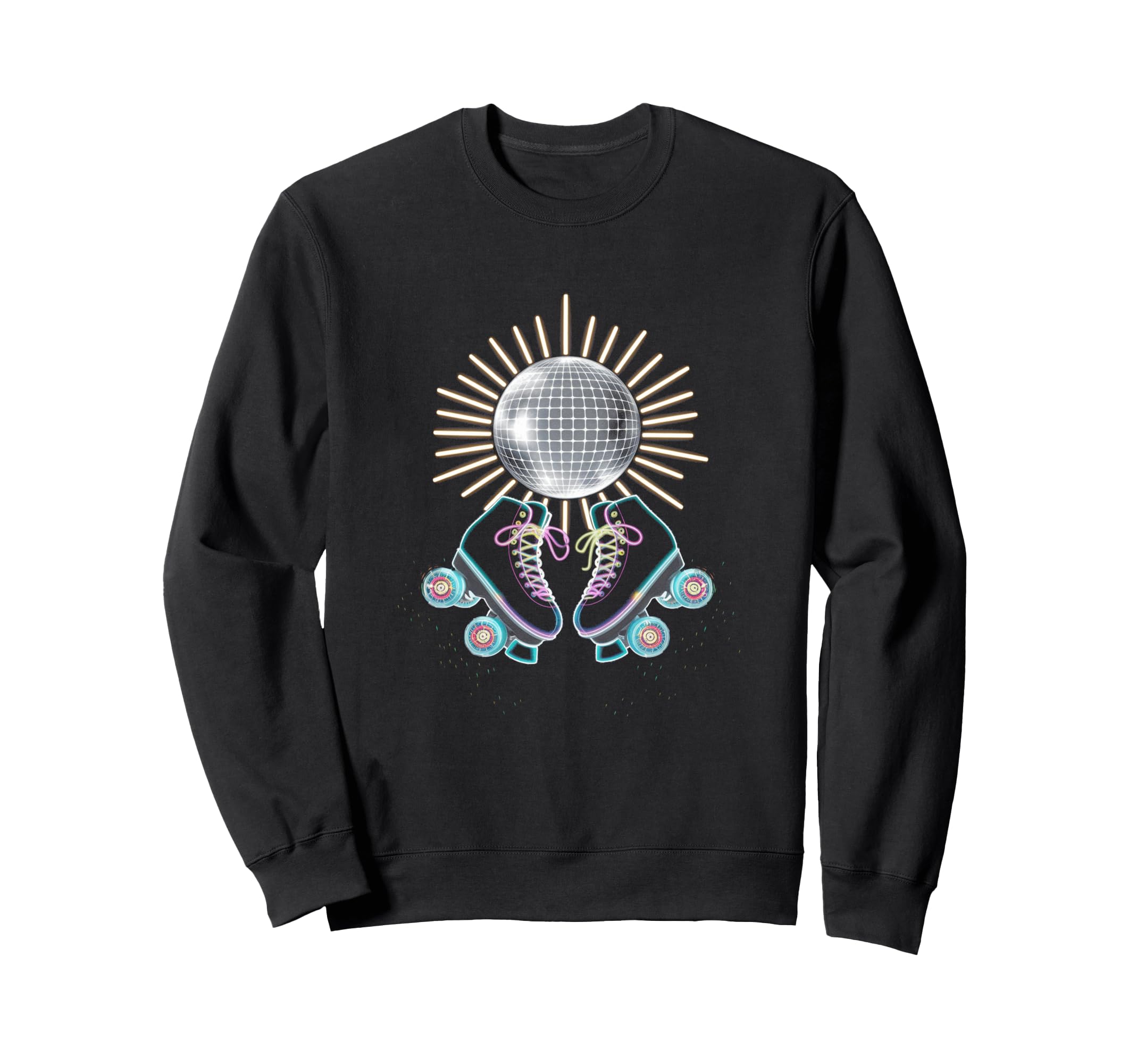 Rollerskates Funny 80S Roller Sweatshirt - Casual Everyday Wear Unisex - T-Shirt, Sweatshirt, Hoodie