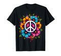 60S 70S Flower Power Groovy Love Peace T-Shirt - Unique Graphic Men Women - T-Shirt, Sweatshirt, Hoodie