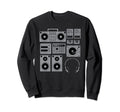 Funny Old School Hip Hop Rapper Rap Sweatshirt - Trendy Graphic Unisex - T-Shirt, Sweatshirt, Hoodie