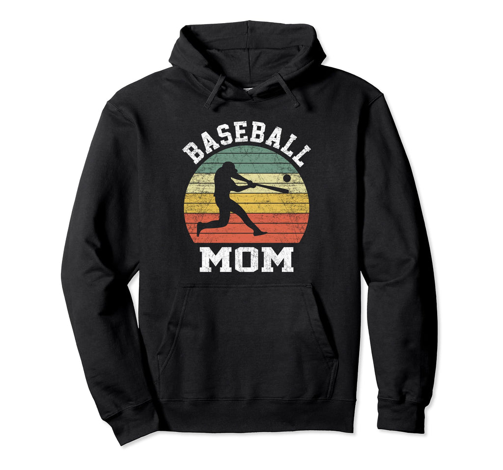Baseball Mom Baseball Lover Hoodie - Casual Everyday Wear Men Women - T-Shirt, Sweatshirt, Hoodie