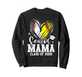 Senior Mama Class 2026 Baseball Sweatshirt - Novelty Apparel for Adults - T-Shirt, Sweatshirt, Hoodie
