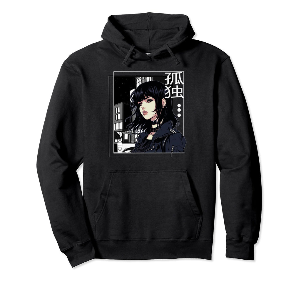 Emo Gothic 90S Anime Pop Art Grunge Hoodie - Custom Art Print Men Women - T-Shirt, Sweatshirt, Hoodie